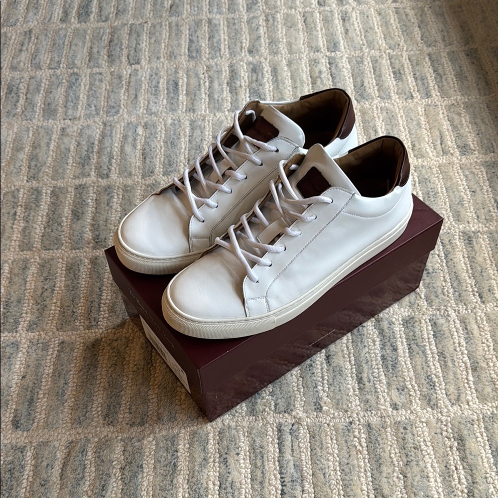 To Boot New York - Devin White Leather Men's Sneakers in size 11